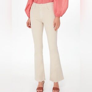 Mother the weekender jean in fog wash size 28